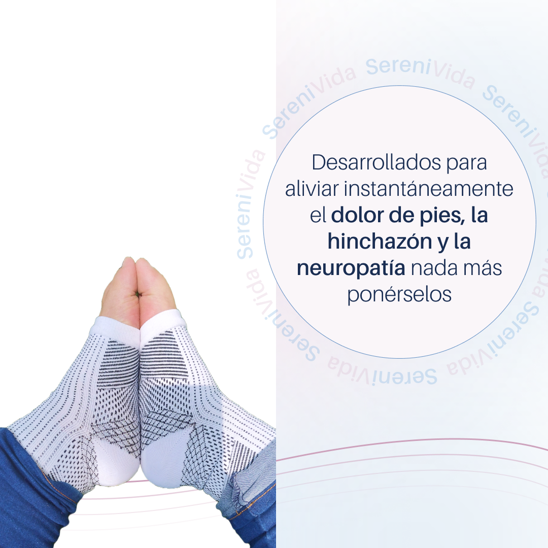 Medias De Compresión - Obtén Alivio Instantáneo De Pies Hinchados Y Adoloridos