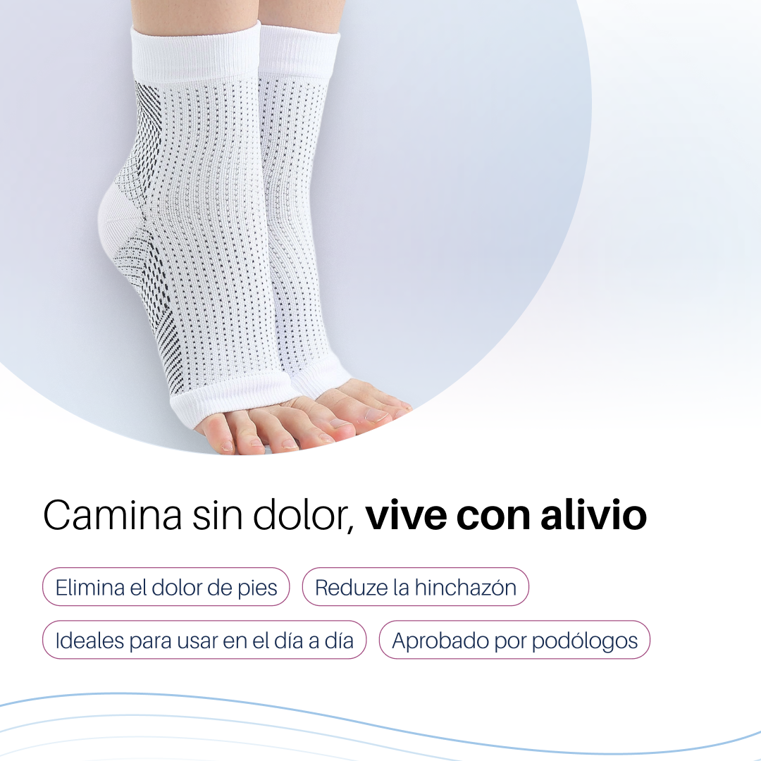 Medias De Compresión - Obtén Alivio Instantáneo De Pies Hinchados Y Adoloridos + EBOOK