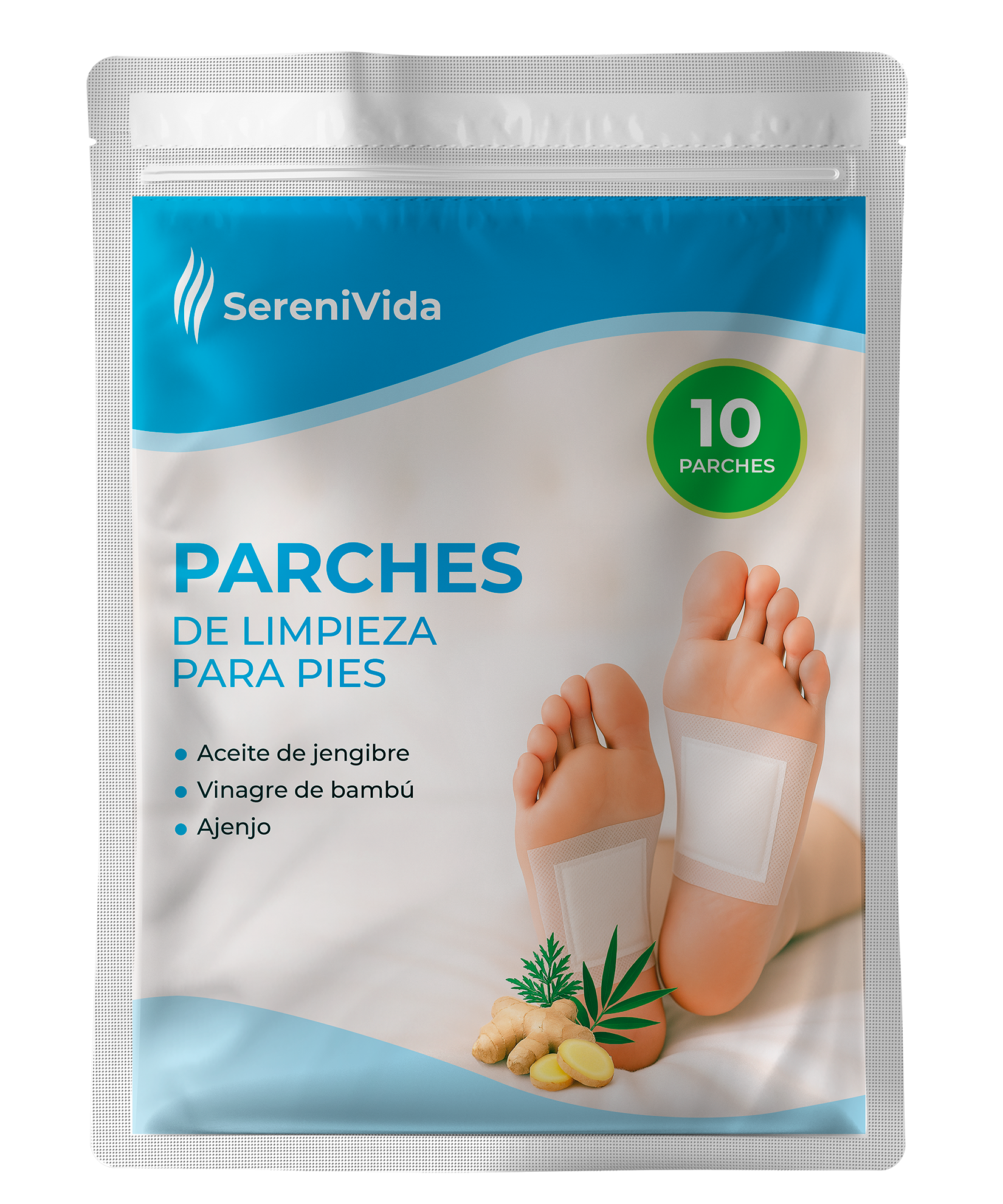 Almohadillas Detox para Pies (10 unidades)