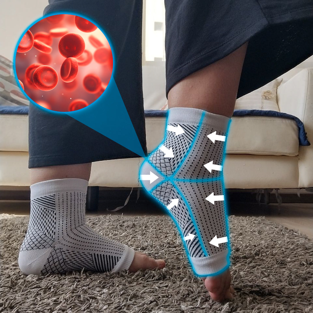 Medias de Neurocompresión™ – Obtén Alivio Instantáneo De Pies Hinchados Y Adoloridos