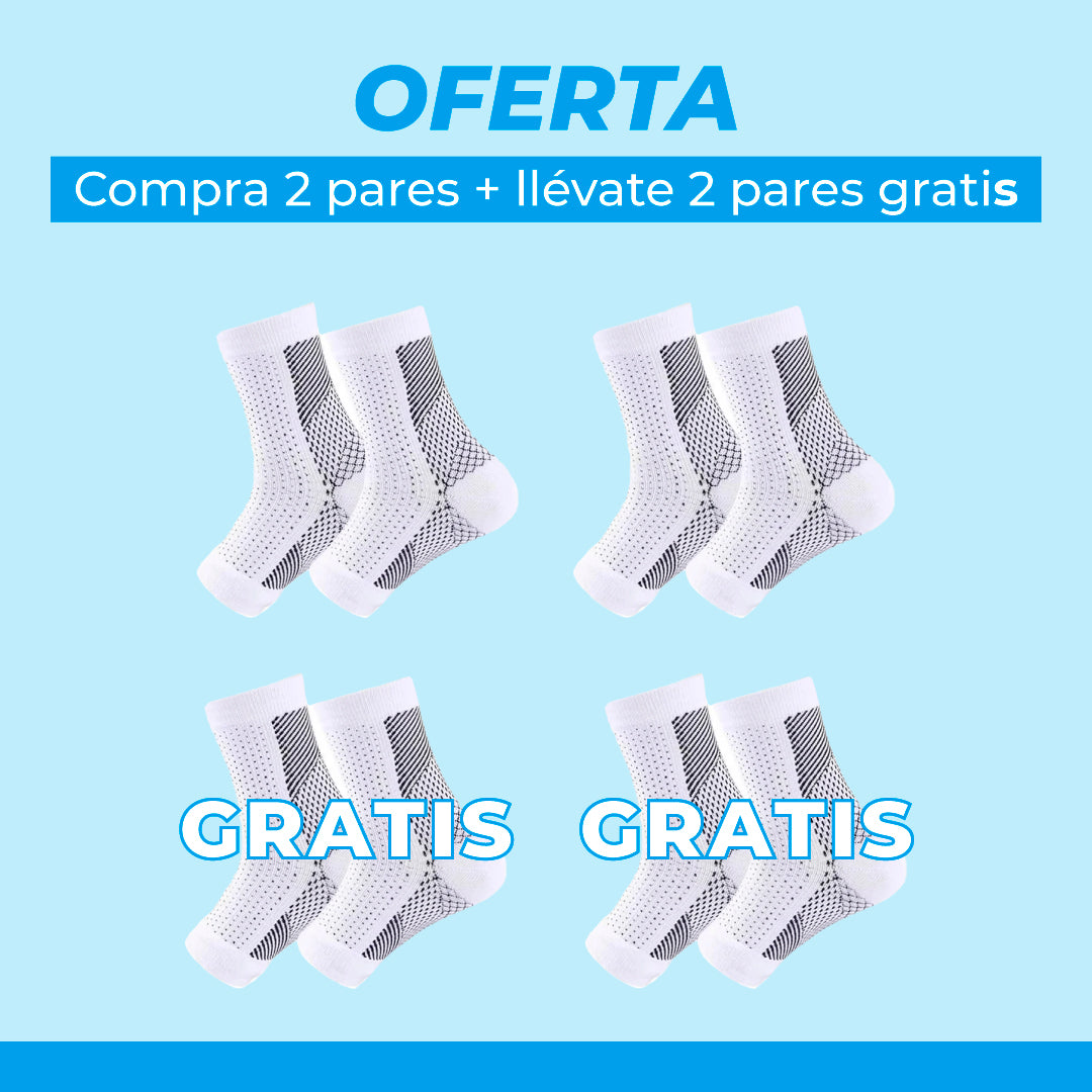 Medias De Compresión - Obtén Alivio Instantáneo De Pies Hinchados Y Adoloridos