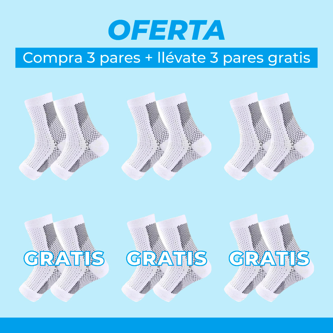 Medias De Compresión - Obtén Alivio Instantáneo De Pies Hinchados Y Adoloridos